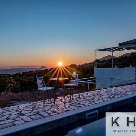 Skoumas Villa Surrounded By Olive Trees! Vlachata Exterior photo